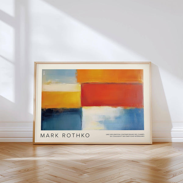 Art minimaliste de Mark Rothko pour intérieurs modernes