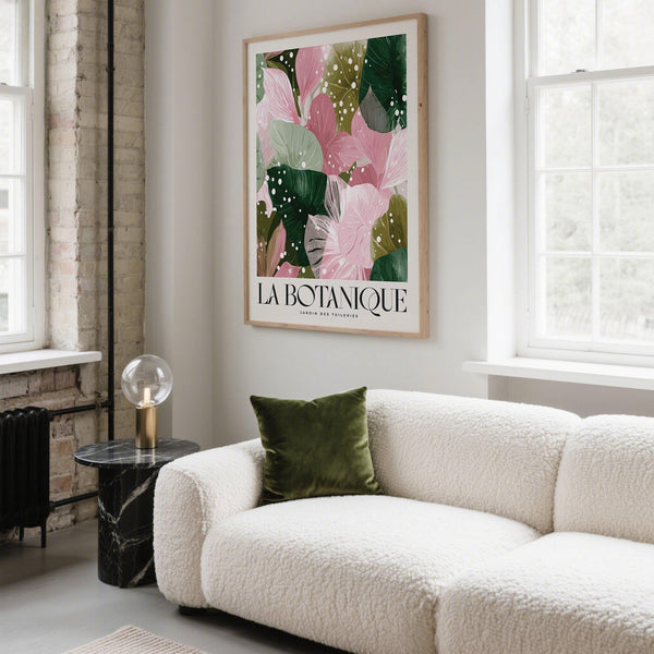 Vue détaillée des nervures des feuilles et des textures de peinture dans des reproductions artistiques de haute qualité.