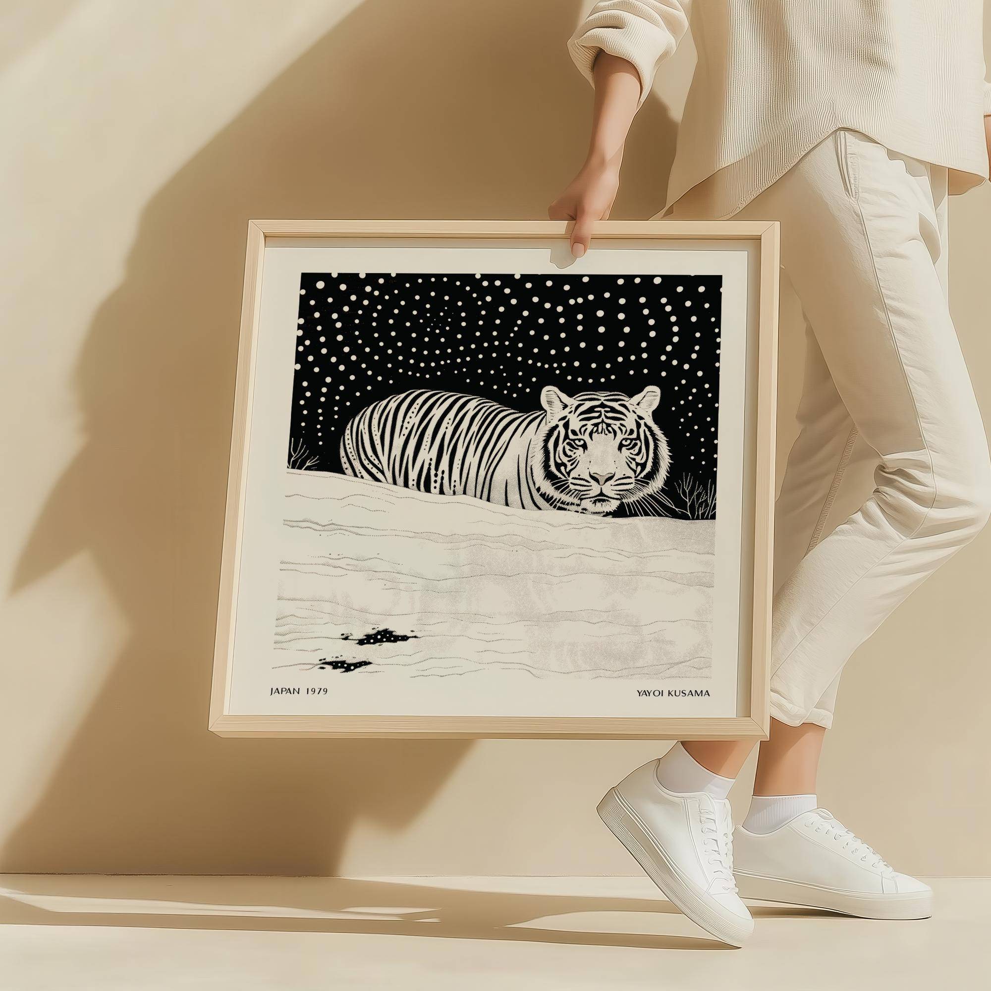 Rayures de tigre de minuit