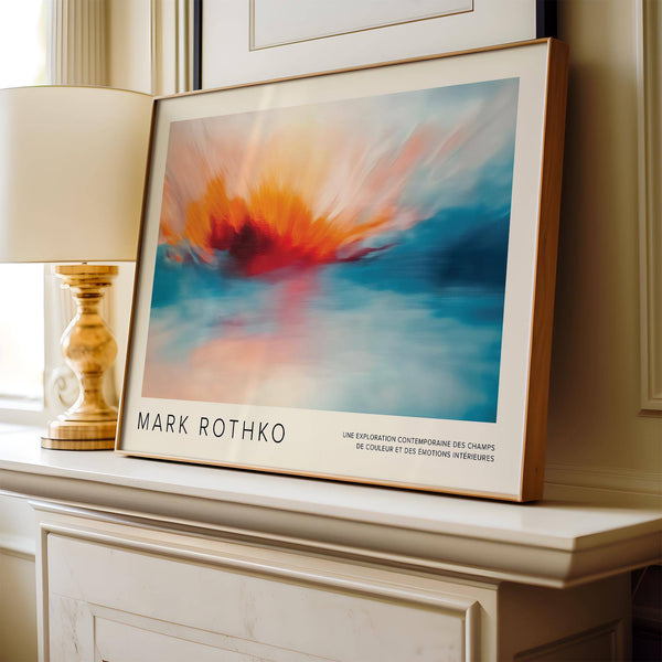 Grande décoration murale représentant un paysage marin pour une décoration murale originale