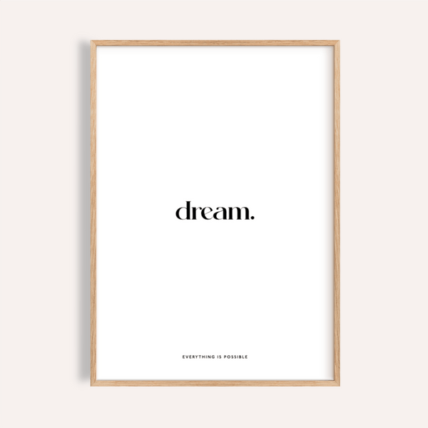 Poster personnalisé en noir et blanc pour décorer les murs de votre bureau à domicile