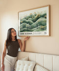 Grandes reproductions d'art paysager pour décorer les murs de votre salon