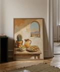Art culinaire mexicain mettant en valeur les couleurs principales pour une impression murale dans le salon