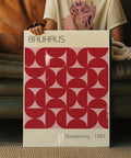 Œuvres d'art Bauhaus d'inspiration rétro aux lignes épurées et contrastées