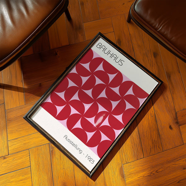 Poster abstrait issu de la collection d'œuvres d'art Bauhaus