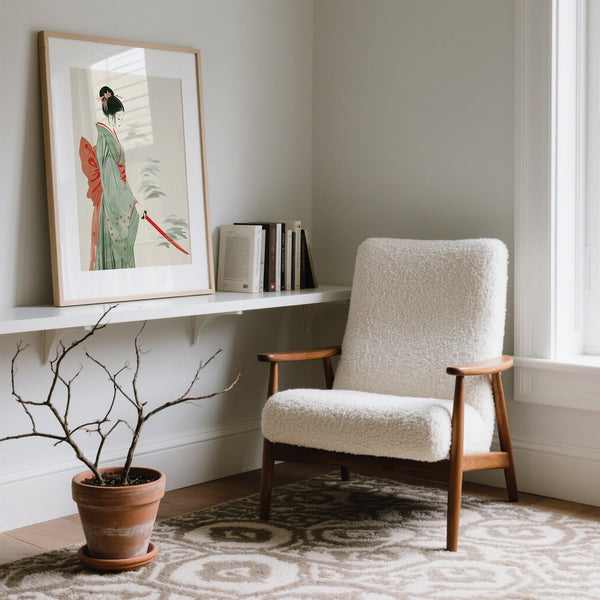 L'art de l'aquarelle japonaise, qui exprime la force à travers des coups de pinceau doux et des contrastes marqués.