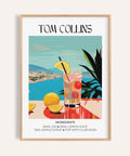 Impression vibrante de Tom Collins avec un design inspiré de Matisse