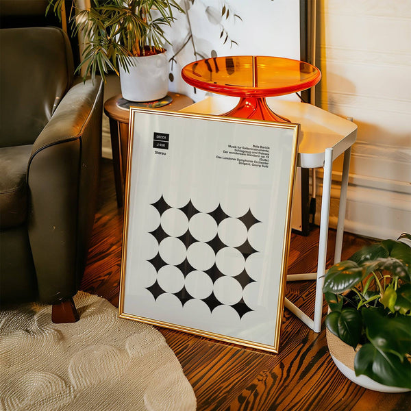 Élégante affiche graphique pour décorer votre maison ou votre bureau