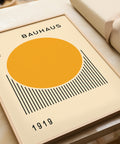 Estampes artistiques Bauhaus uniques mettant l'accent sur les formes géométriques