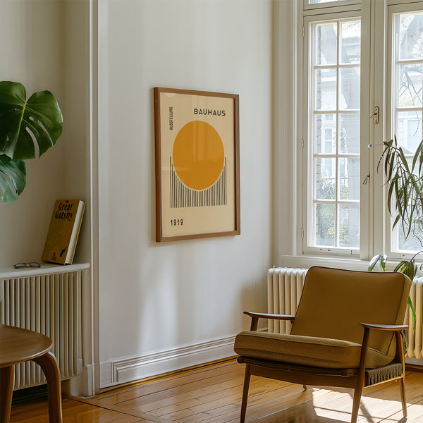 Déclaration Reproductions d'art Bauhaus avec une composition équilibrée