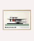 Plan du Bauhaus mettant en avant l'architecture moderniste