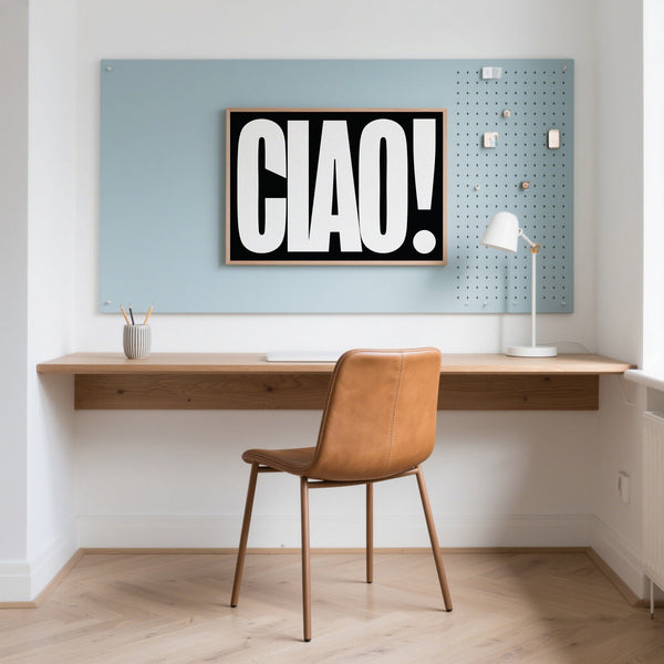 Affiche Ciao d'inspiration italienne pour une décoration murale moderne
