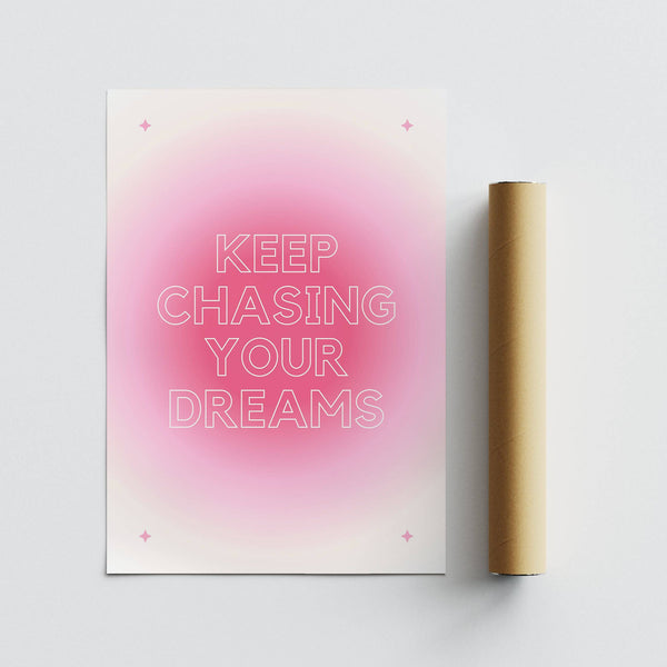 Cadeaux pour adolescentes avec un fond rose dégradé et une typographie