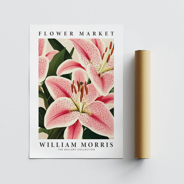 Gros plan sur les lignes florales complexes dans l'art de la peinture de fleurs de lys