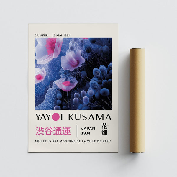 Décoration murale abstraite violette idéale pour les bureaux et les espaces créatifs