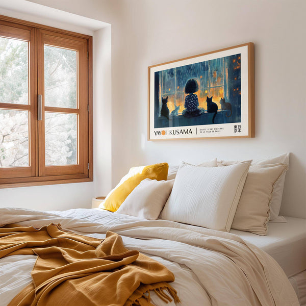 Décoration murale artistique pour chat avec motifs complexes