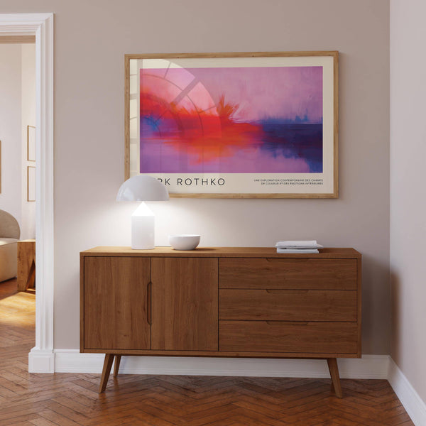 Œuvres minimalistes de Mark Rothko pour les espaces modernes