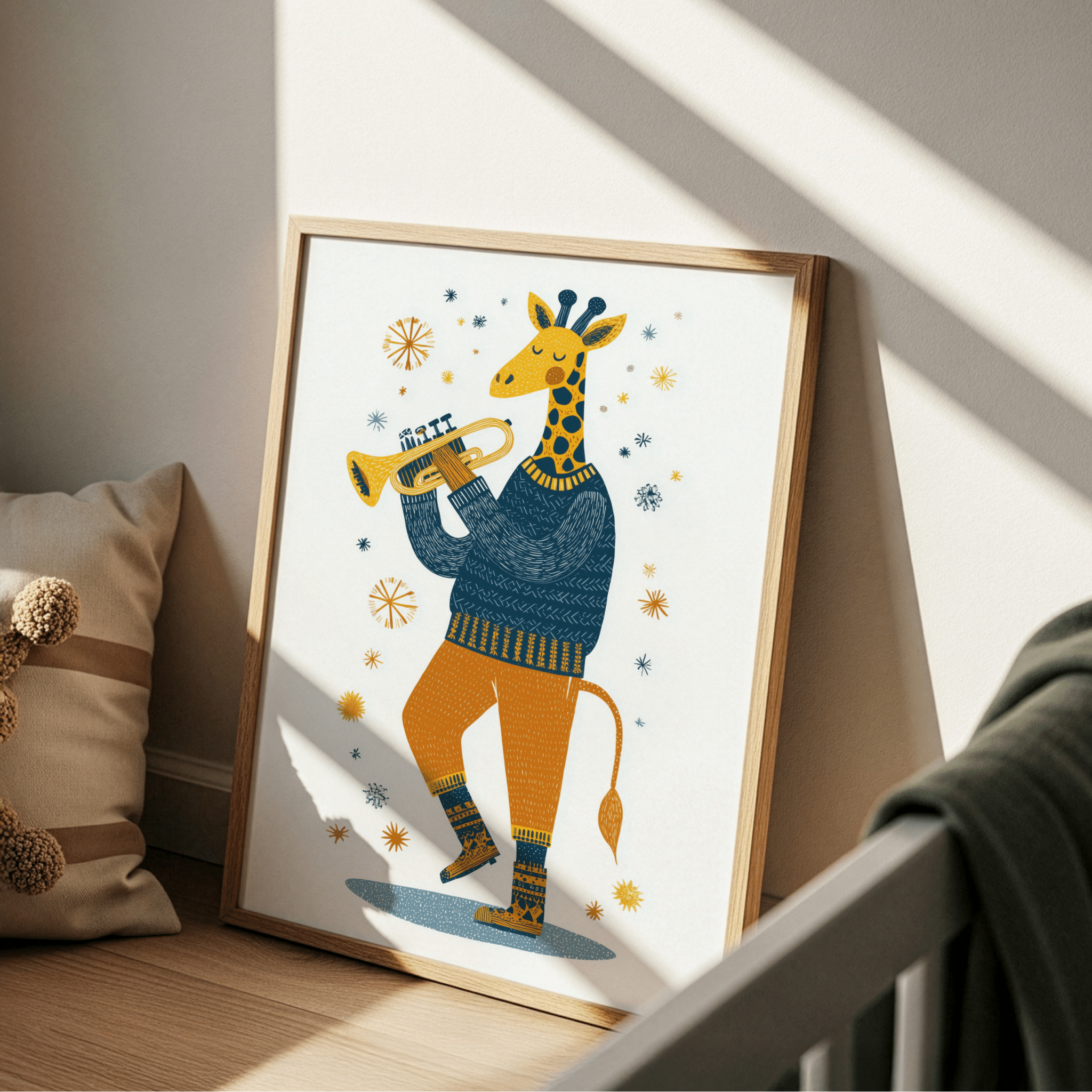 Impression artistique Giraffe Music