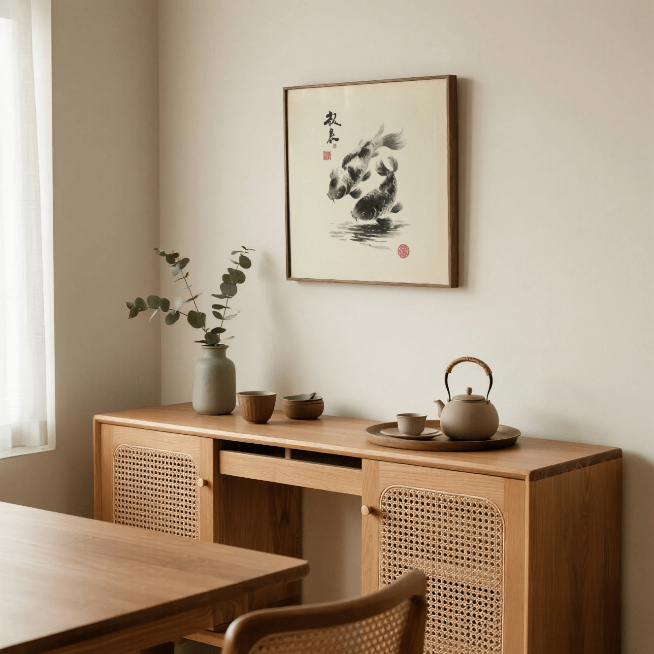 Imprimé poisson koi