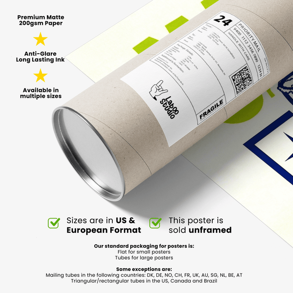 Impression artistique Blue Green Margarita pour les cuisines aux couleurs vives