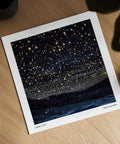 Impression Starry Night de haute qualité avec des détails lumineux