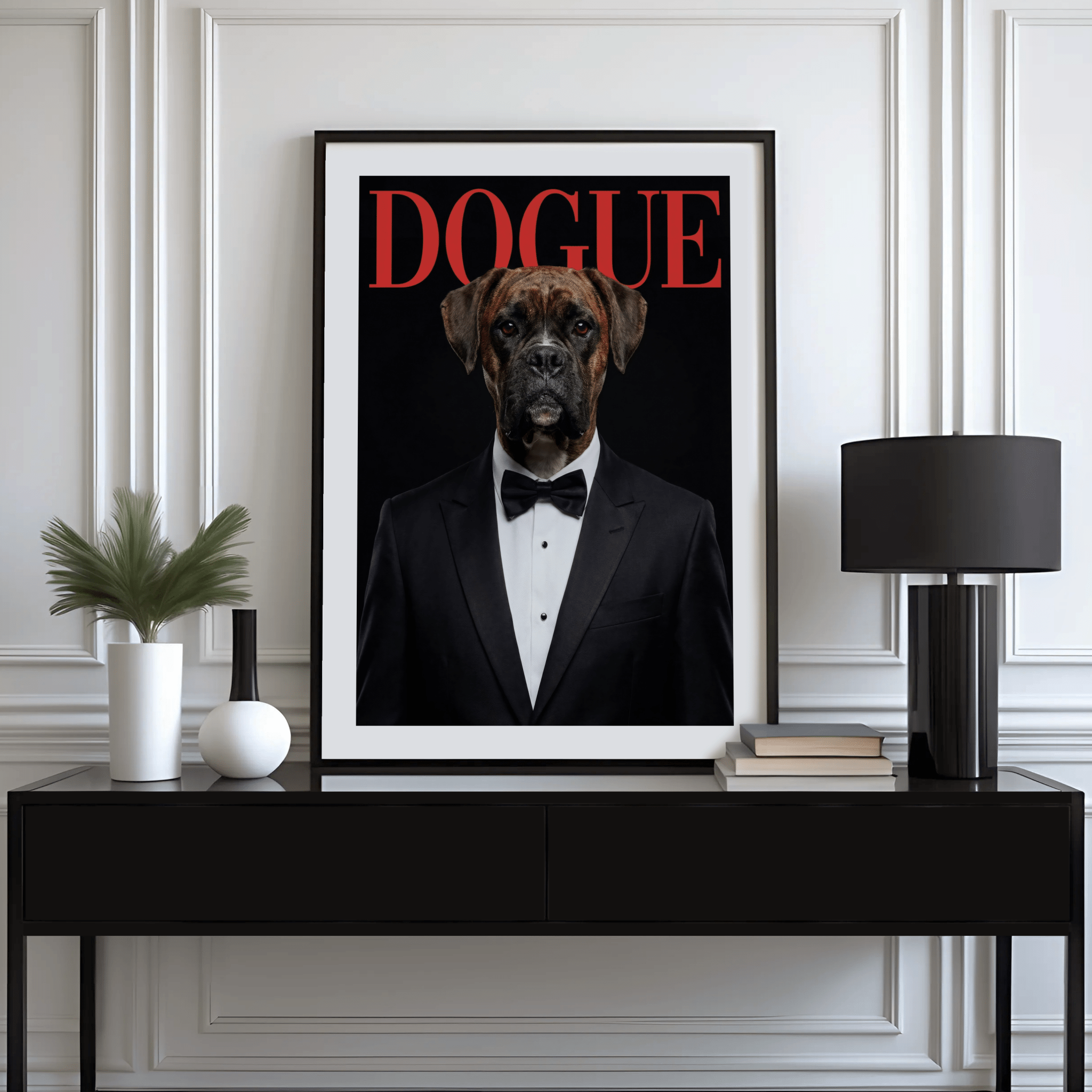 Affiche Dogue Boxer