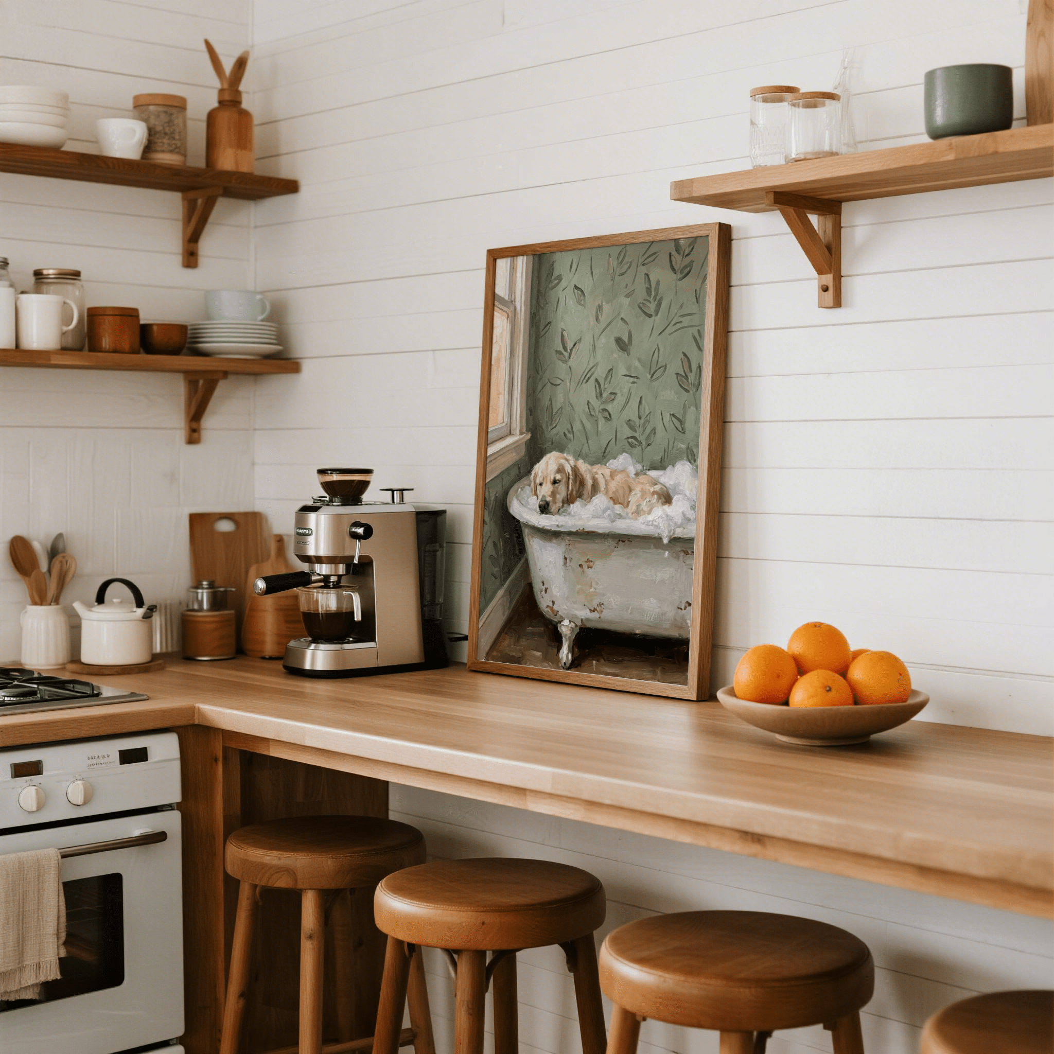 Imprimé Retriever douillet