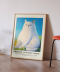 Poster mural sur le thème des chats, adapté à un décor minimaliste

