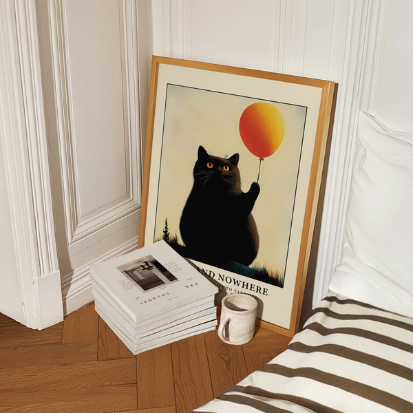 Imprimé chat espiègle