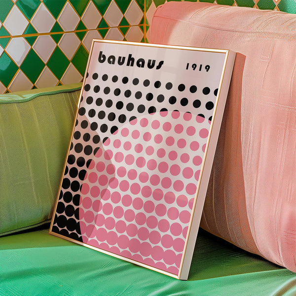 Affiche abstraite Bauhaus, idéale pour une décoration moderne
