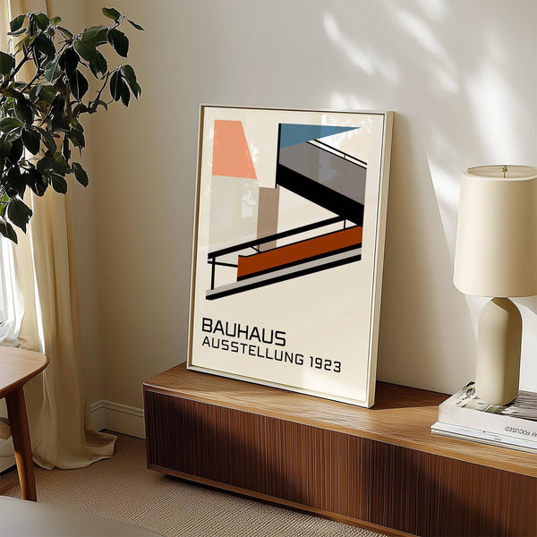 Affiche intemporelle de l'exposition Bauhaus de 1923 pour la décoration intérieure