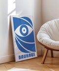 Grande affiche Bauhaus représentant un œil pour les murs qui se veulent expressifs