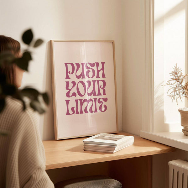 Impression artistique sur le thème de la pensée positive, style rétro