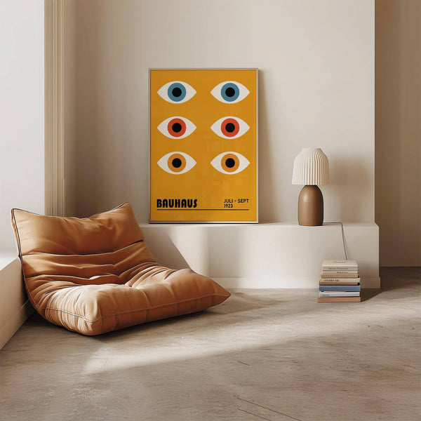Affiche Bauhaus Eye, parfaite pour une décoration intérieure artistique