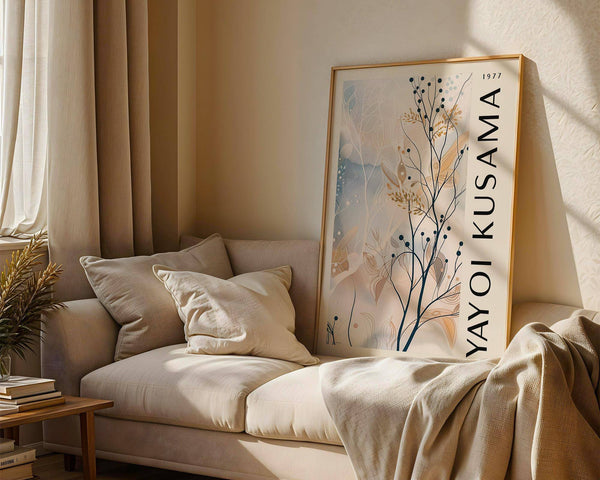 Grande affiche murale neutre, parfaite pour une décoration sereine