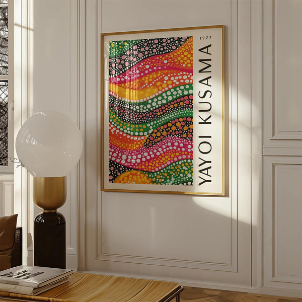 Impression artistique à pois, parfaite pour les murs décoratifs