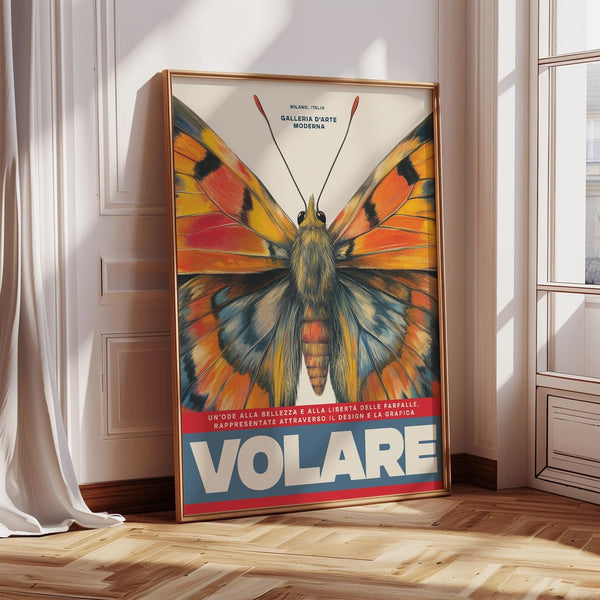 Design mural moderne Butterfly Art inspiré de la scène artistique milanaise pour les intérieurs contemporains