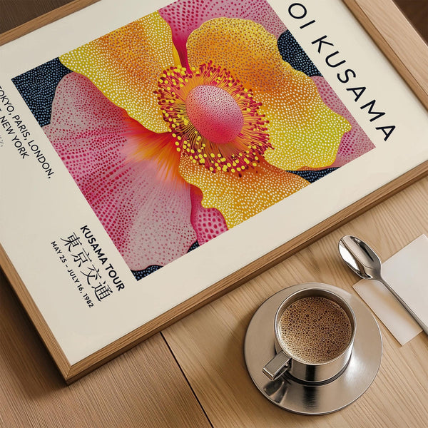 Impressions artistiques florales colorées imprimées sur papier mat de haute qualité