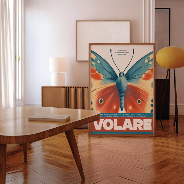 Décoration murale papillon mate haut de gamme au design graphique moderne