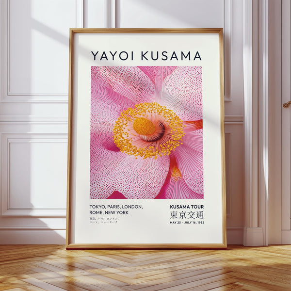 Une œuvre d'art abstraite rose saisissante, parfaite pour un décor minimaliste.