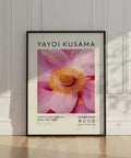 Impression artistique florale inspirée de Yayoi Kusama | Décoration japonaise audacieuse et moderne

