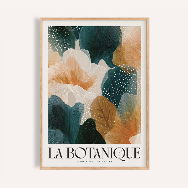 Poster autunnali nei colori arancione bruciato e verde per decorazioni stagionali da parete