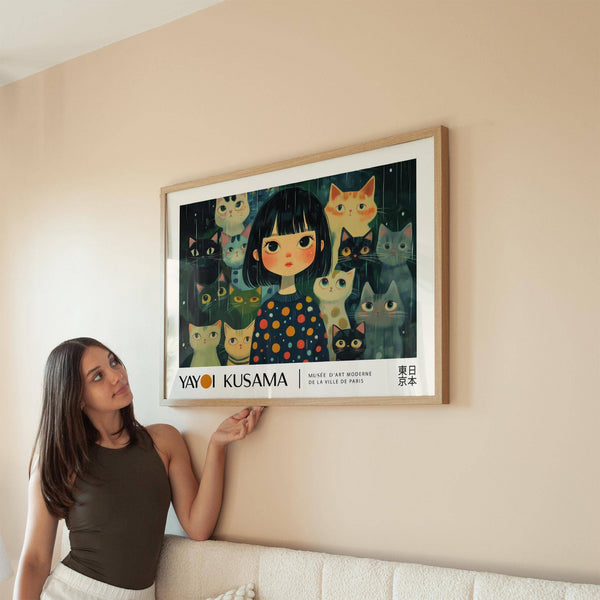 Quadro astratto unico con colori vivaci e motivi geometrici