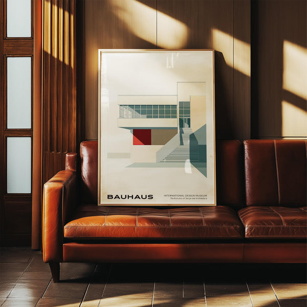 Poster di architettura di grandi dimensioni per interni minimalisti