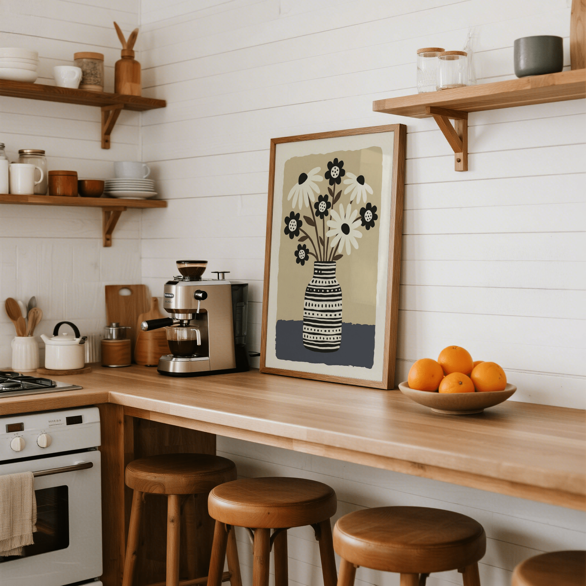 Poster con vaso di fiori