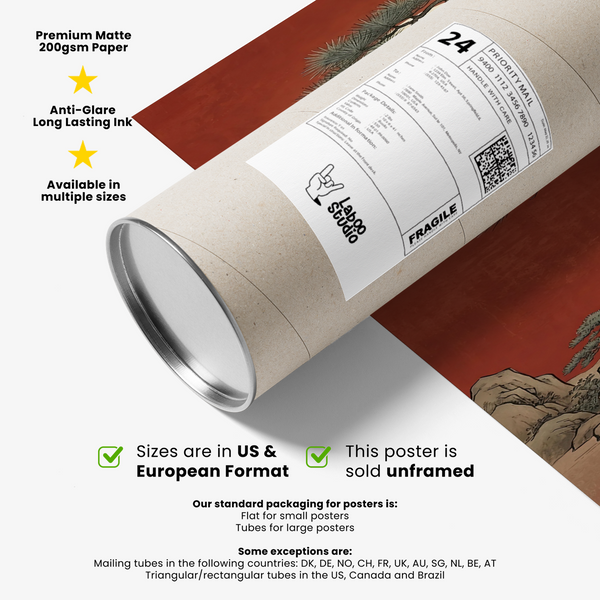 Black Panther Moon Print with mystical Red tones for dramatic reading nook decor