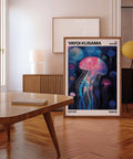 Jelly Fish Wall Art, un'opera d'arte giocosa e stravagante, perfetta per gli arredi contemporanei.