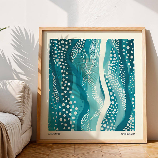 Grandi dipinti di Kusama per camere da letto e bagni