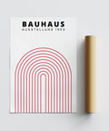 Stampa poster minimalista originale Bauhaus per arredamento moderno