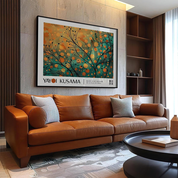 Moderne decorazioni murali autunnali per interni contemporanei